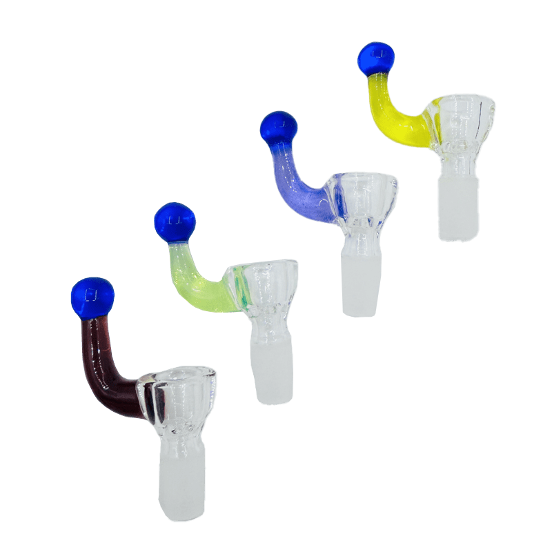 Color Handle Glass Bowl - Assorted (CC489) Main image