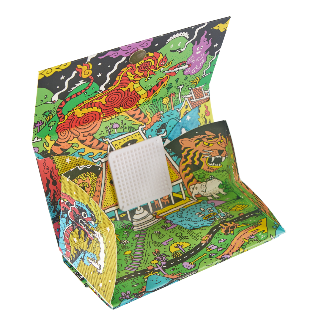 Slimjim x Jacob - King Size Papers + Grinder + Tray (Box of 16)