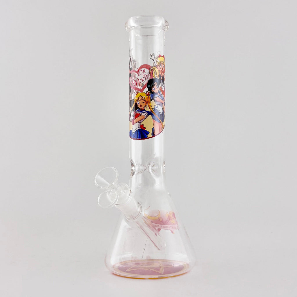 12" Anime-Themed Beaker Bongs – 4mm Thick Glass
