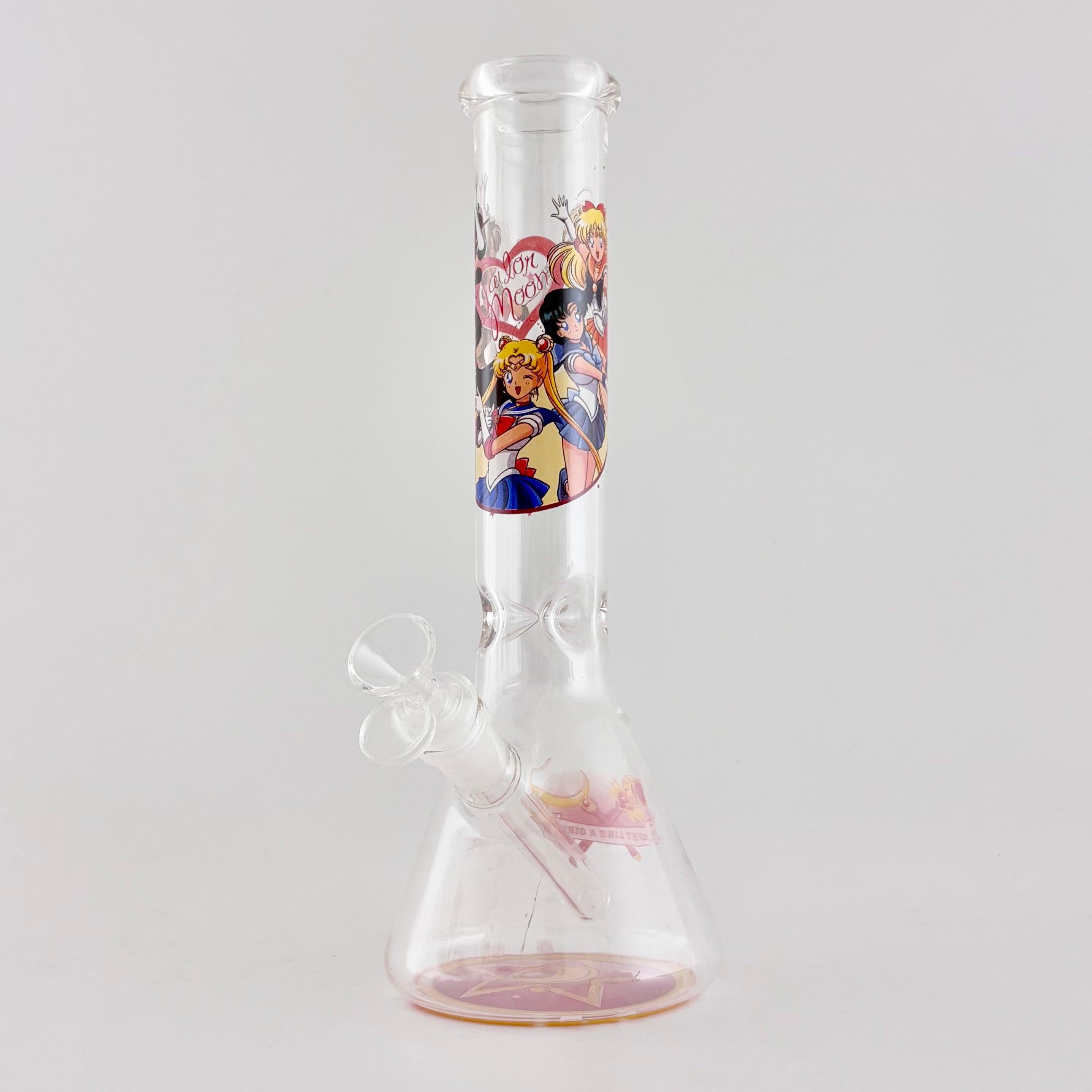 12" Anime-Themed Beaker Bongs – 4mm Thick Glass