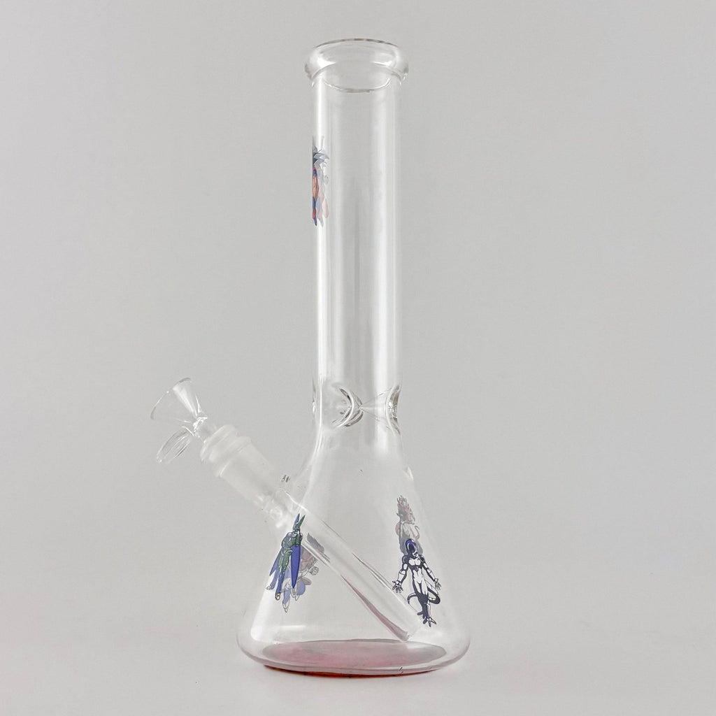 12" Anime-Themed Beaker Bongs – 4mm Thick Glass