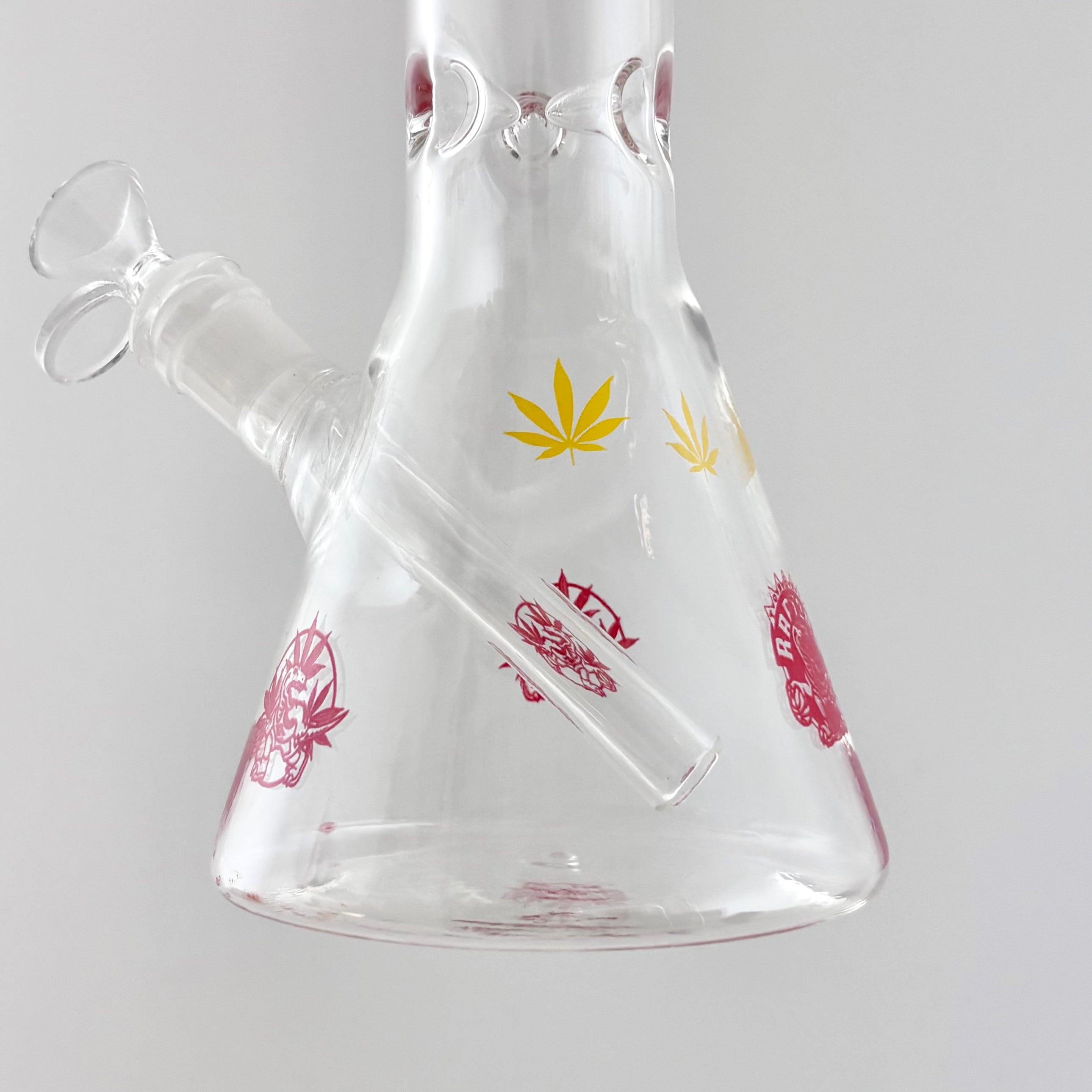 12" Toronto-Themed Beaker Bongs – 4mm Thick Glass