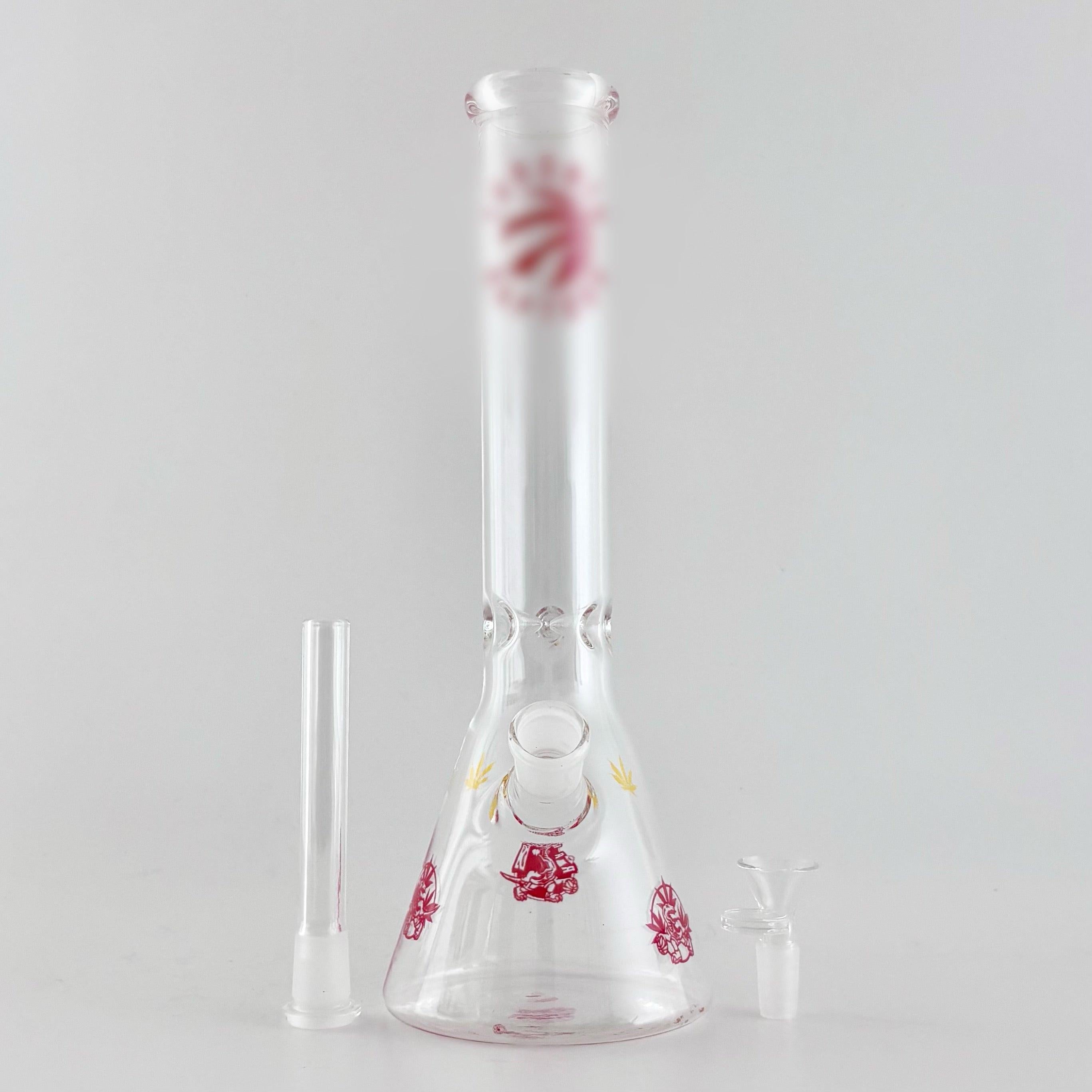 12" Toronto-Themed Beaker Bongs – 4mm Thick Glass