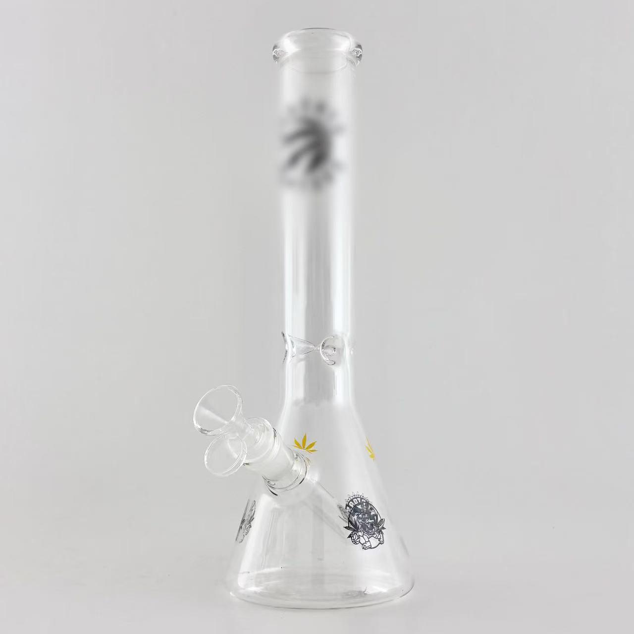12" Toronto-Themed Beaker Bongs – 4mm Thick Glass