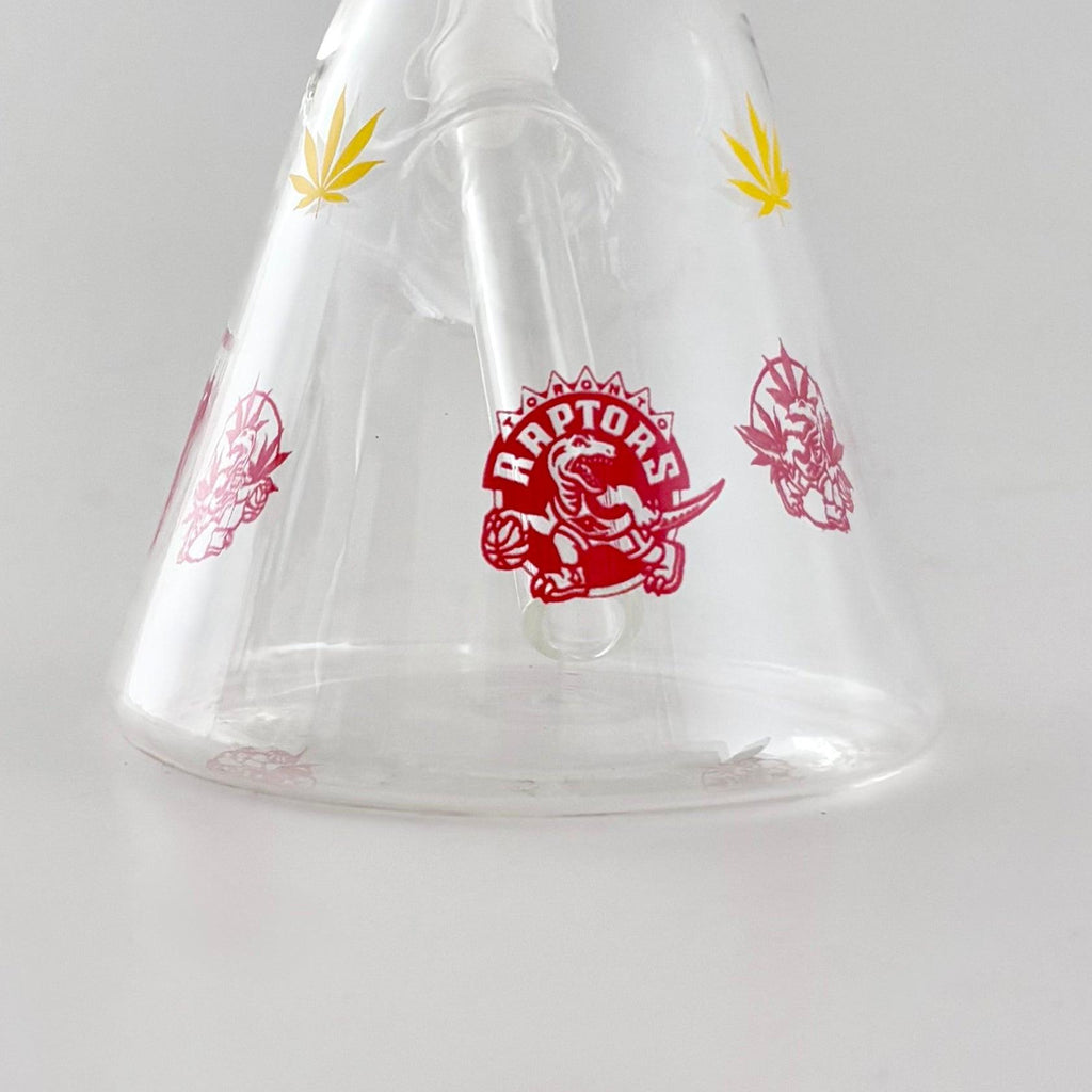 12" Toronto-Themed Beaker Bongs – 4mm Thick Glass