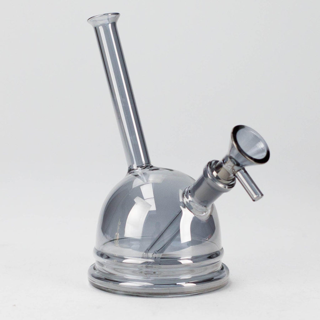 7" Solid Color Electroplate Glass Bubbler