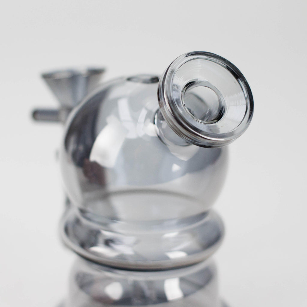 5" Solid Color Electroplate Glass Bong