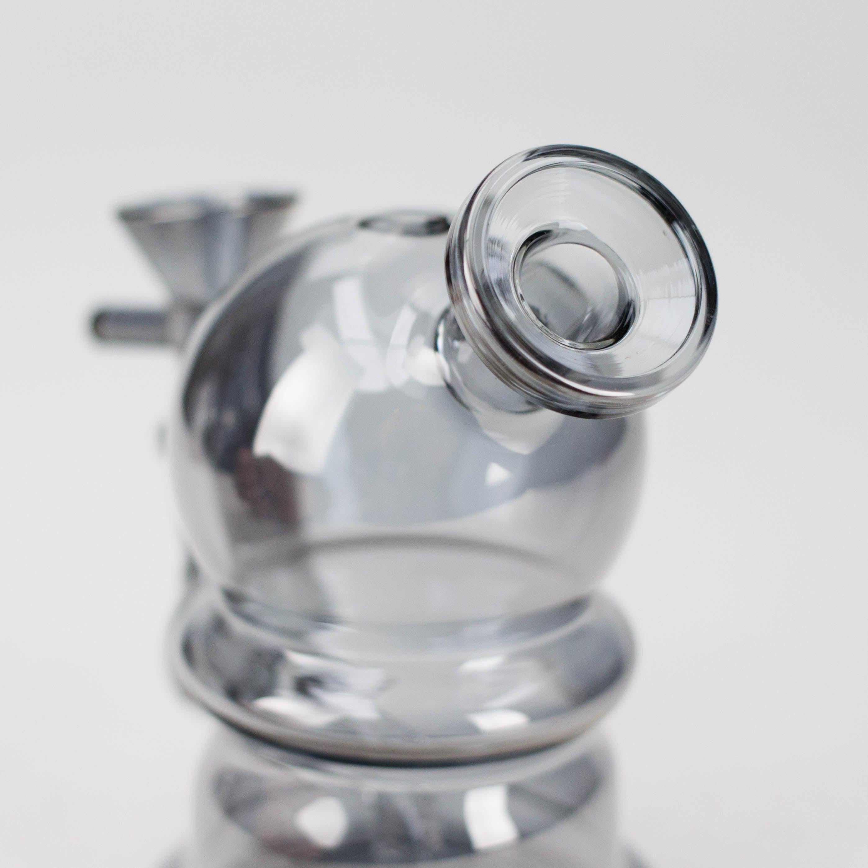 5" Solid Color Electroplate Glass Bong