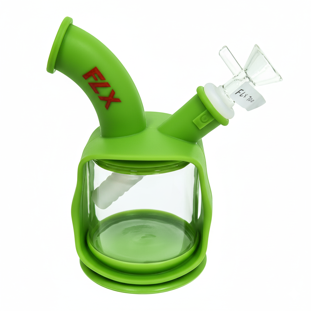FLX | G700 - 6" Silicone Dekatron Bong