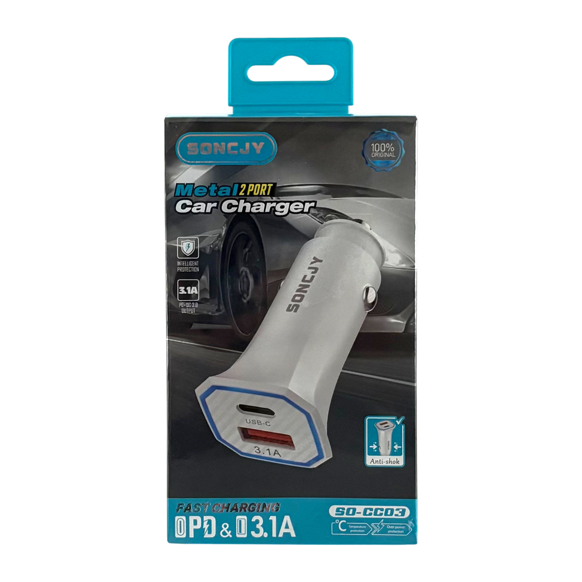 Dual-Port Car Charger Adapter Secondary image