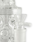 16" Straight Shooter Water Pipe with Screw Percolators - Blue
