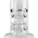 16" Straight Shooter Water Pipe with Screw Percolators - Blue