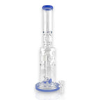 16" Straight Shooter Water Pipe with Screw Percolators - Celeste