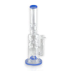 16" Straight Shooter Water Pipe with Screw Percolators - Celeste