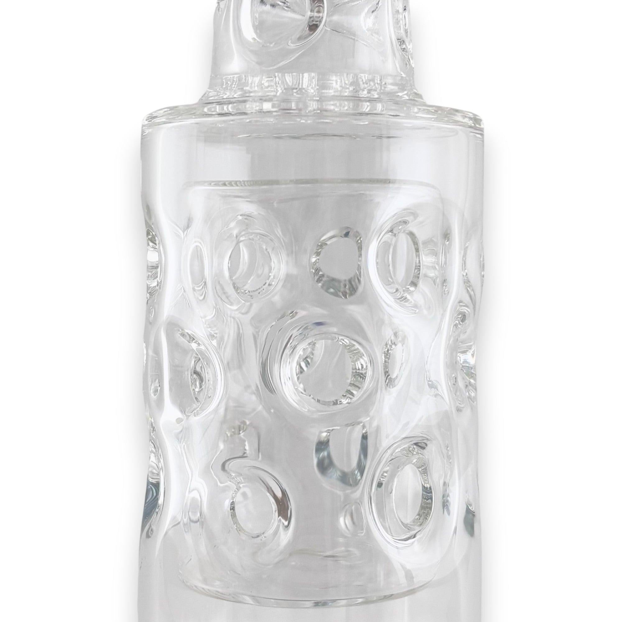 16" Straight Shooter Water Pipe with Screw Percolators - Celeste