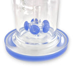 16" Straight Shooter Water Pipe with Screw Percolators - Celeste