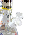 14" 7MM “Cute Monster Crew” Heavy-Duty Beaker Water Pipe