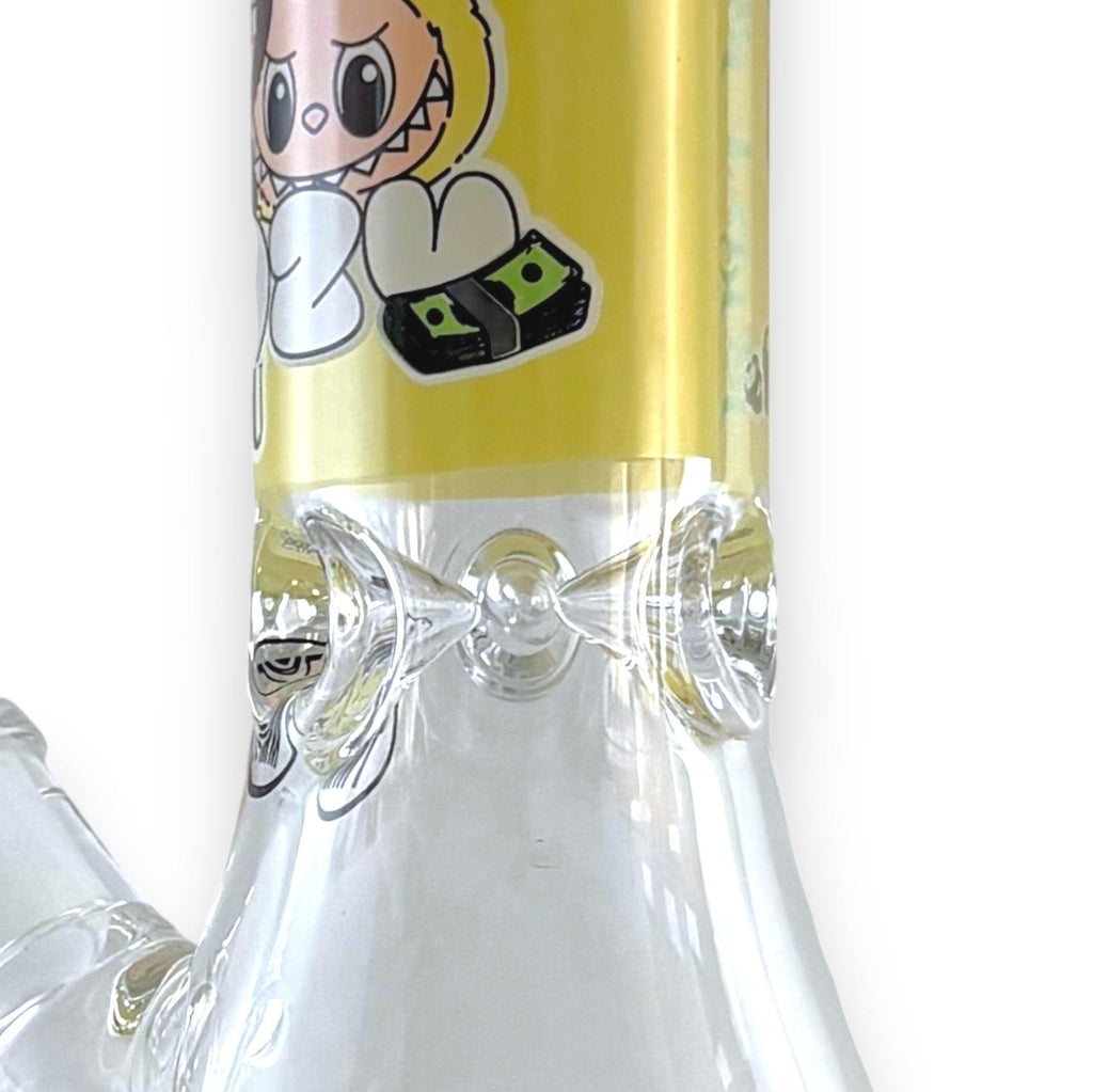 14" 7MM “Cute Monster Crew” Heavy-Duty Beaker Water Pipe