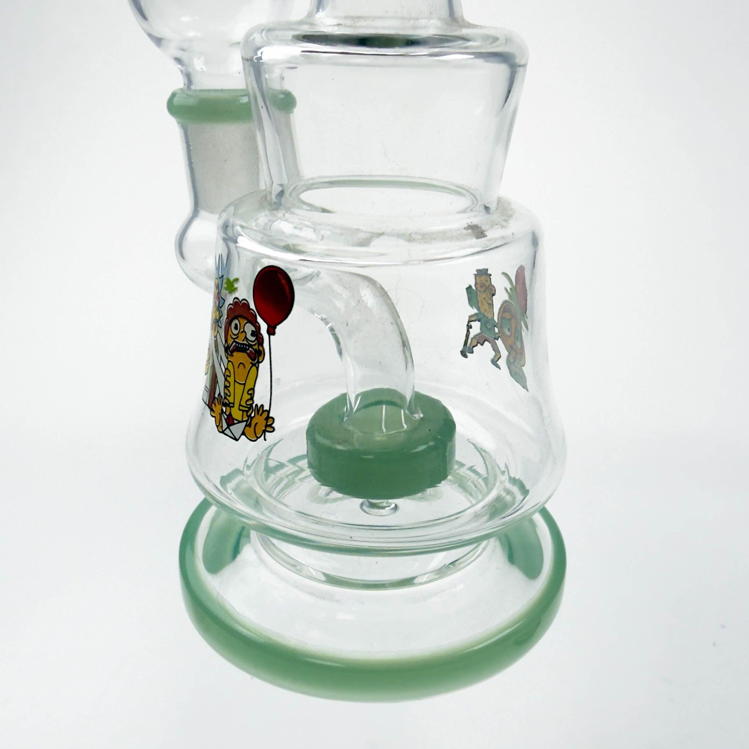 7" Sticker Glass Bong with Diffuser Secondary image