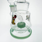7" Sticker Glass Bong with Diffuser