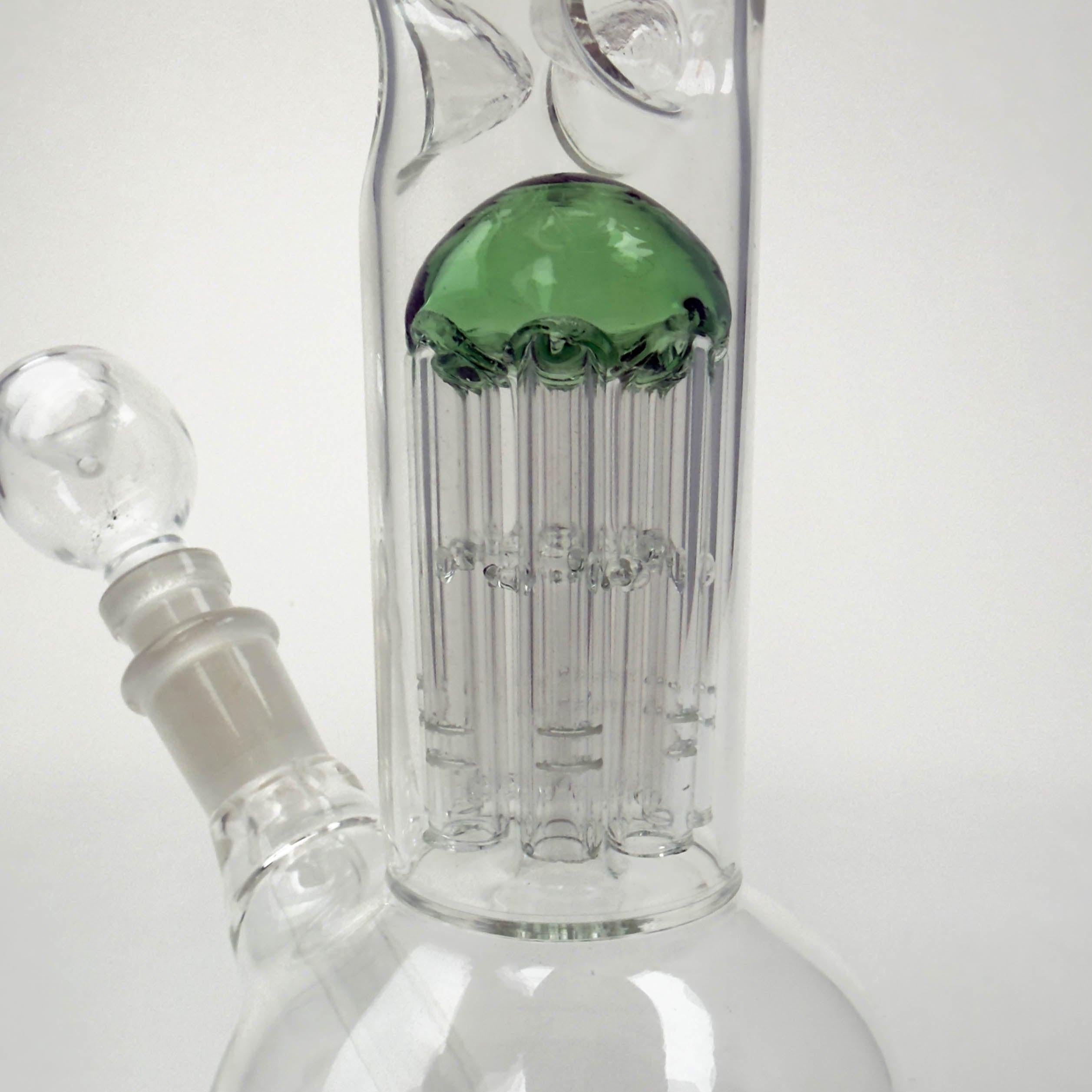 10" Tree Perc Round Glass Bong Secondary image