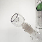 10" Tree Perc Round Glass Bong