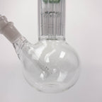 10" Tree Perc Round Glass Bong