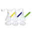 7" Wrinkled Oil Burner Water Bong – Assorted Colors