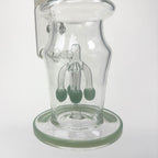 16" Raindrop Glass Water Bong with Diffuser & Percolator