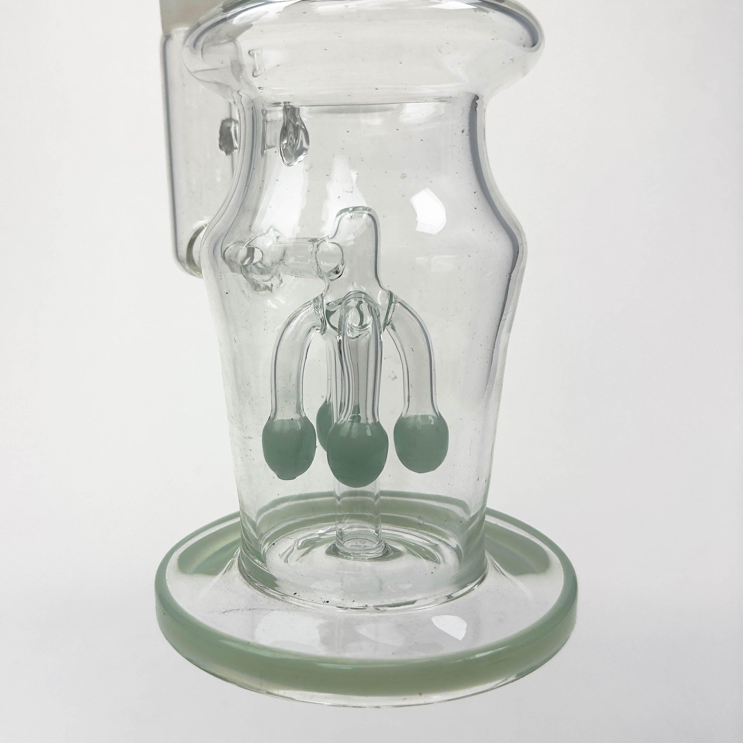 16" Raindrop Glass Water Bong with Diffuser & Percolator