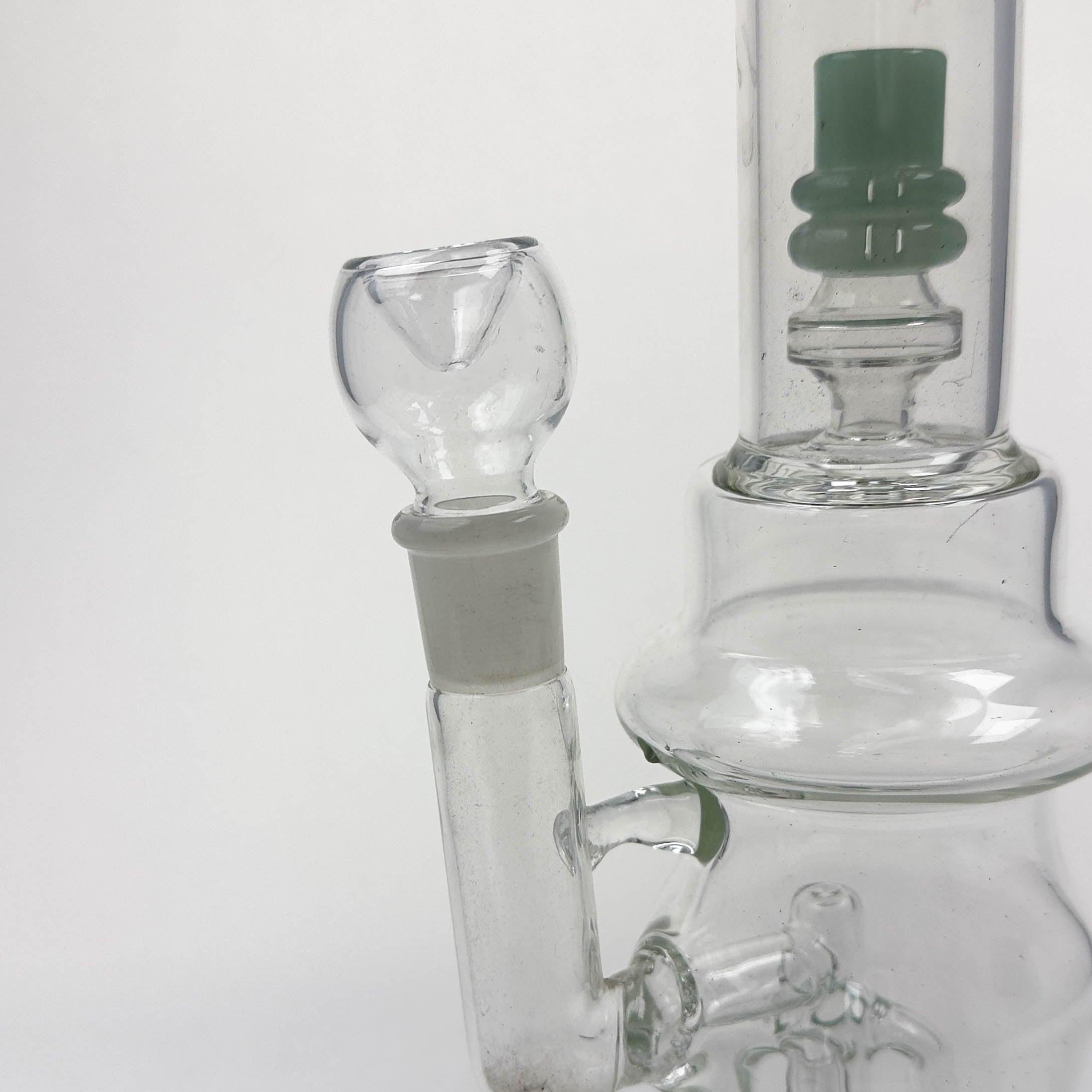 16" Raindrop Glass Water Bong with Diffuser & Percolator