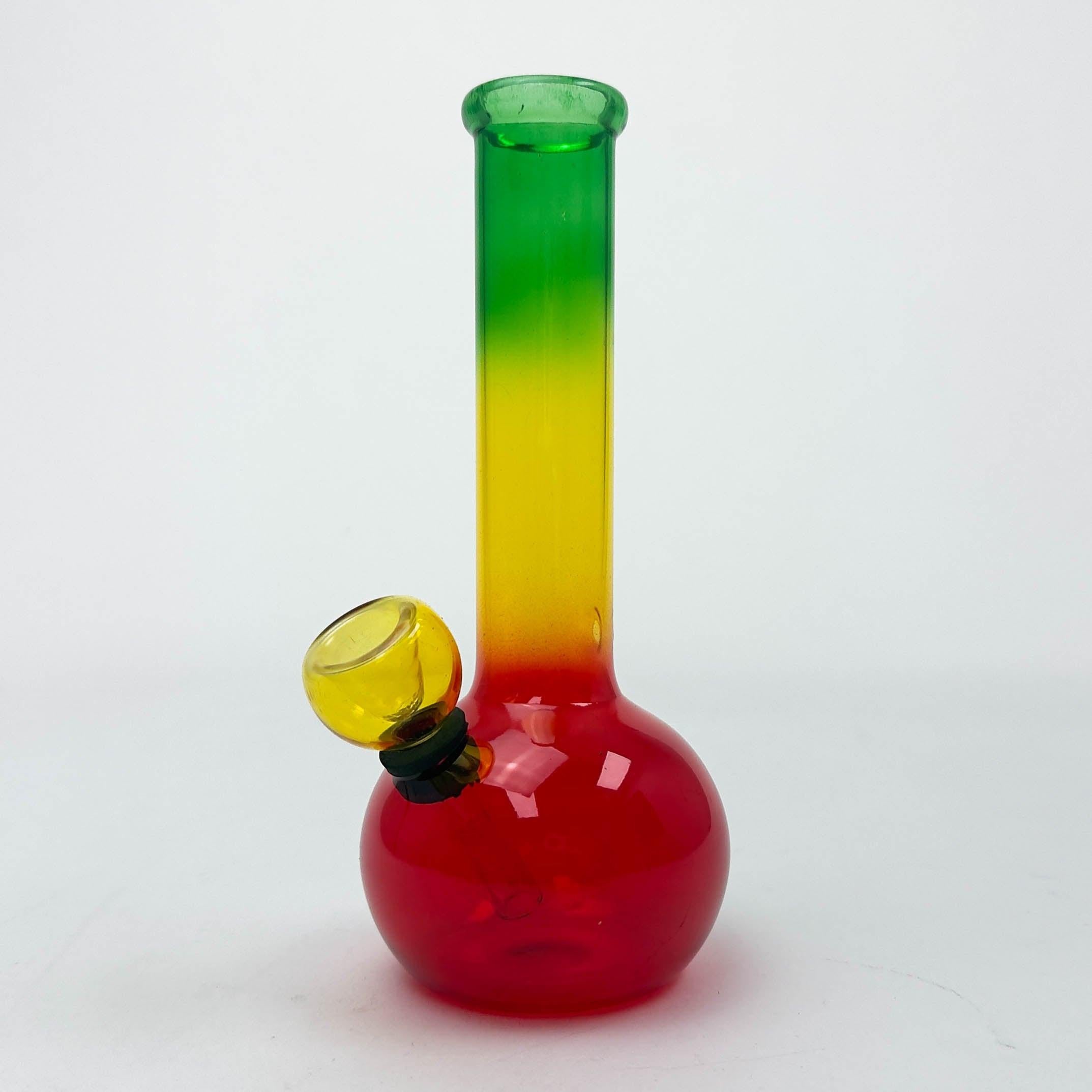 7" Rasta Round Glass Pipe with Carb Hole Main image