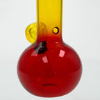 7" Rasta Round Glass Pipe with Carb Hole