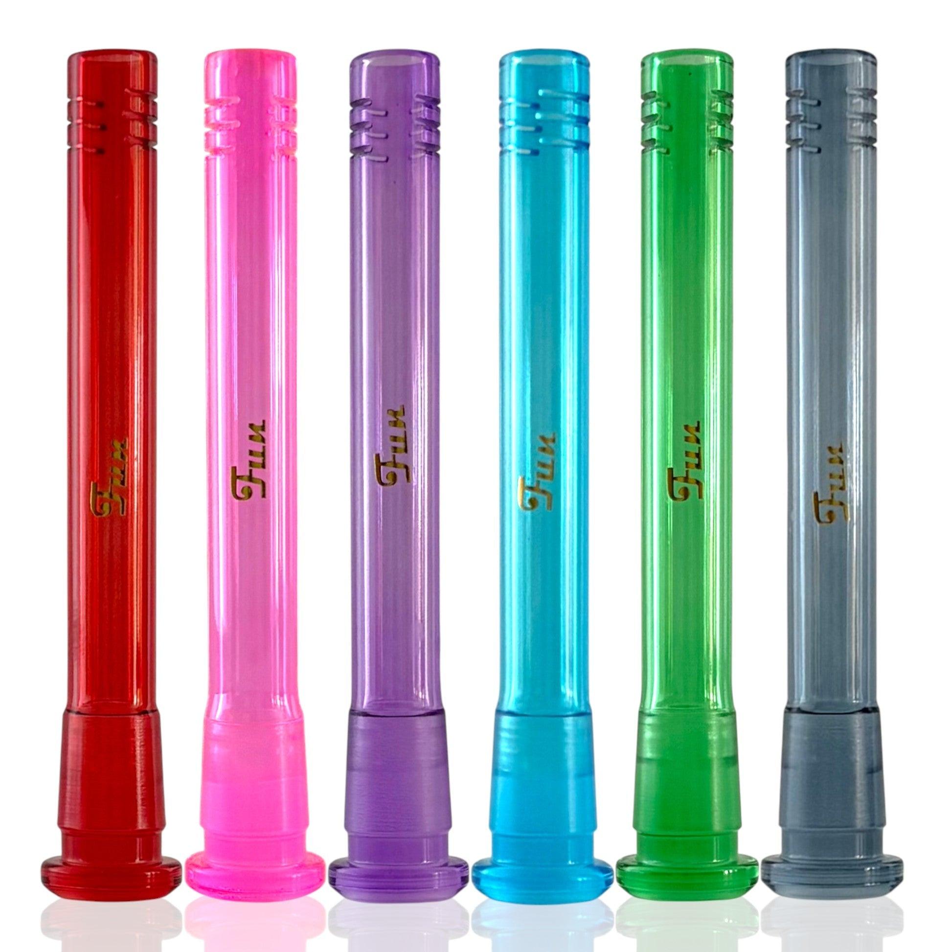 5.5" Colored Glass Downstems – Universal Fit & Smooth Diffusion