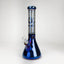 14" Eye Design Glass Bong – 7mm Thick with Ice Catcher