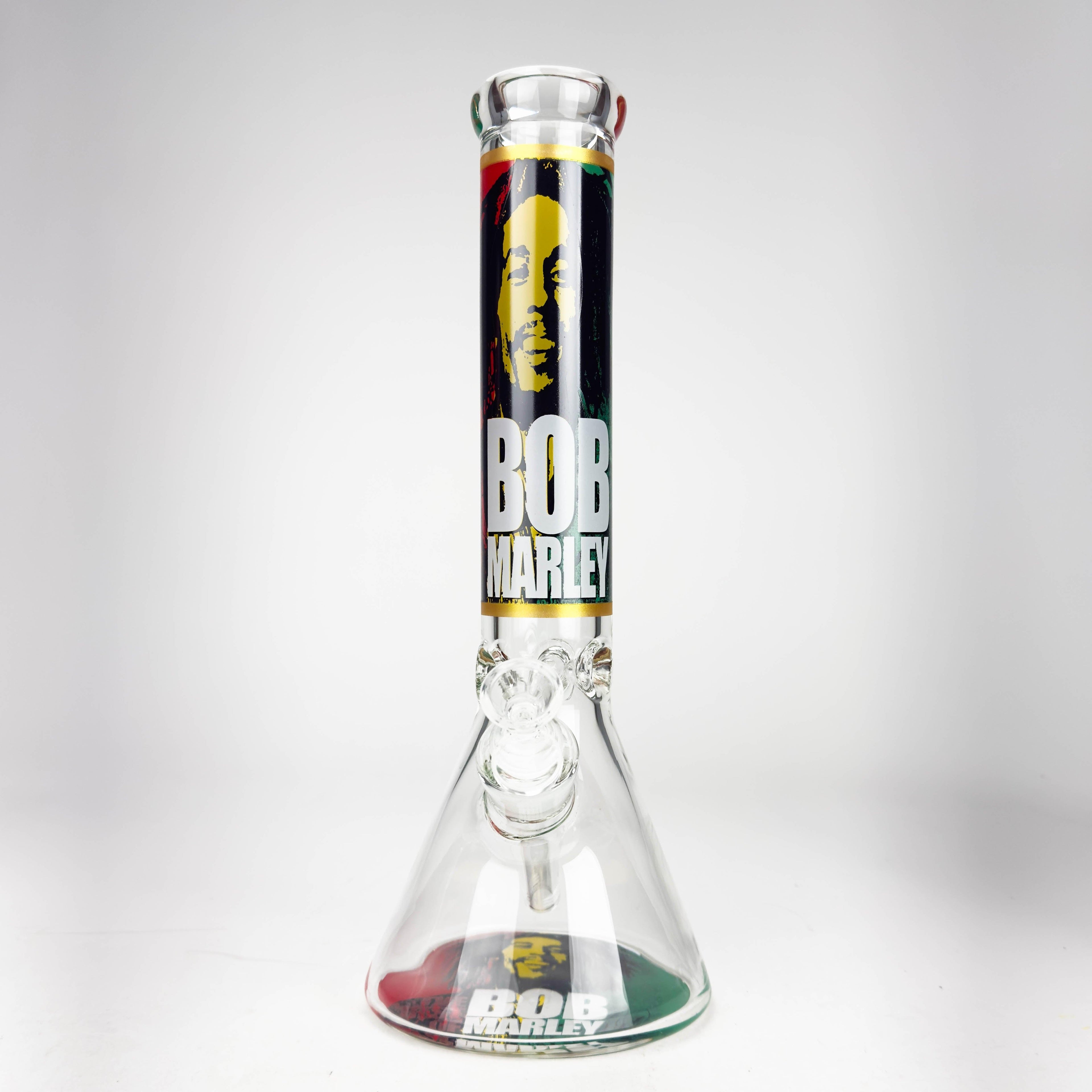 14" BM Design Glass Bong – 7mm Thick with Ice Catcher