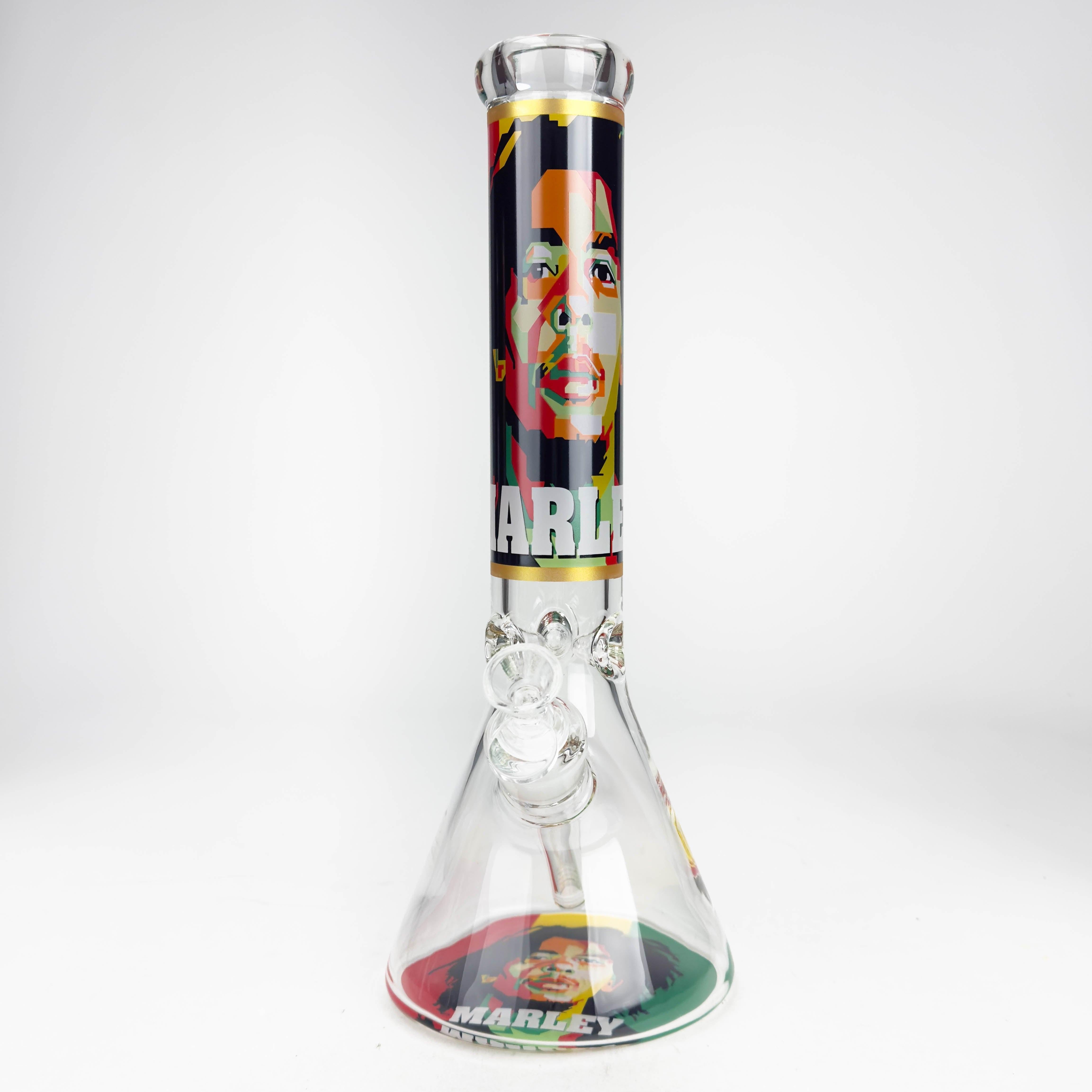 14" BM Design Glass Bong – 7mm Thick with Ice Catcher Secondary image