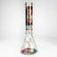 14" BM Design Glass Bong – 7mm Thick with Ice Catcher