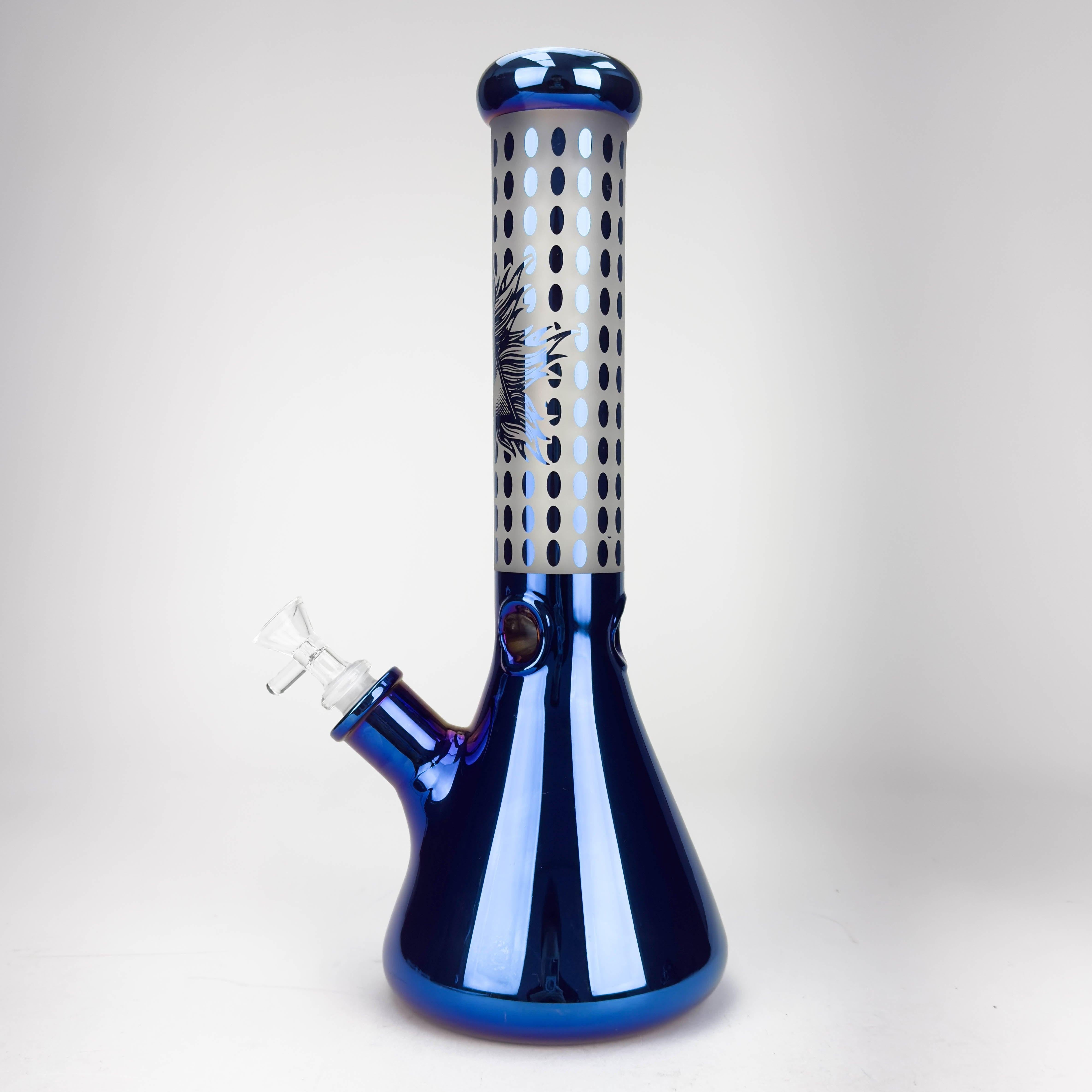 14" Eye Design Glass Bong – 7mm Thick with Ice Catcher Secondary image