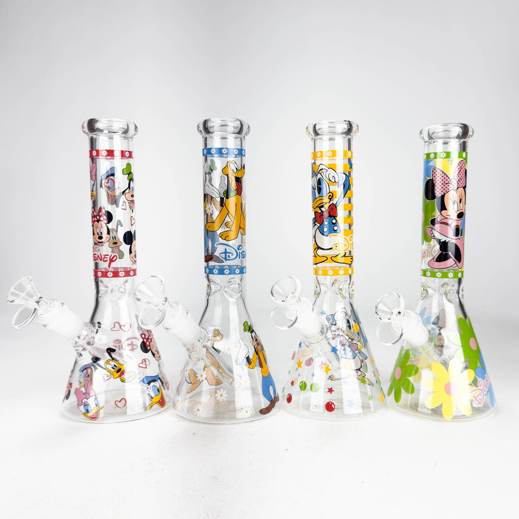 10" Carton Duck Design Glass Beaker Bong