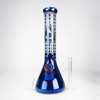 14" Eye Design Glass Bong – 7mm Thick with Ice Catcher