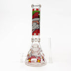 14" Holiday Series 7mm Thick Glass Water Bong – Glow in the Dark