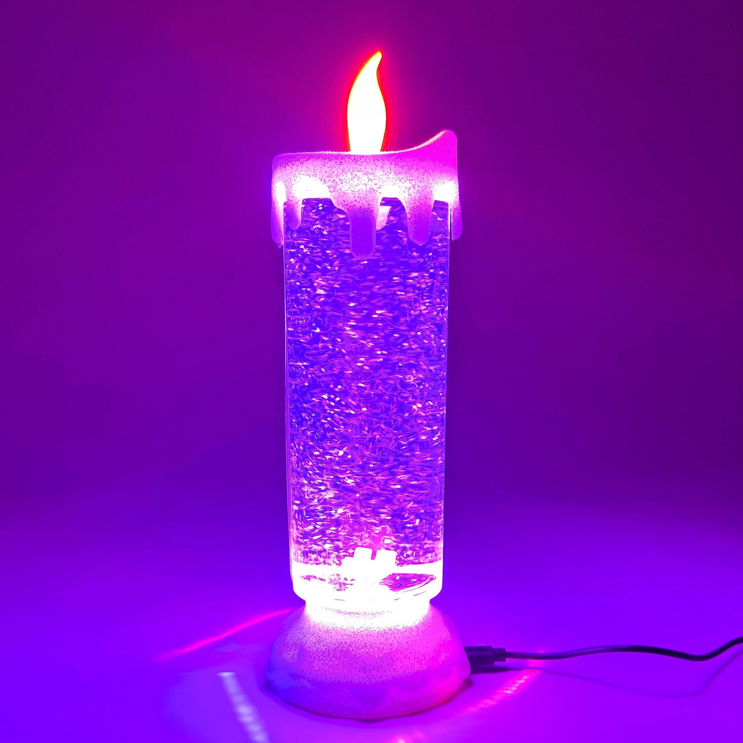 SNOW GLOW MAGIC LED CANDLE – Color-Changing Glow (Assorted Colors) Secondary image