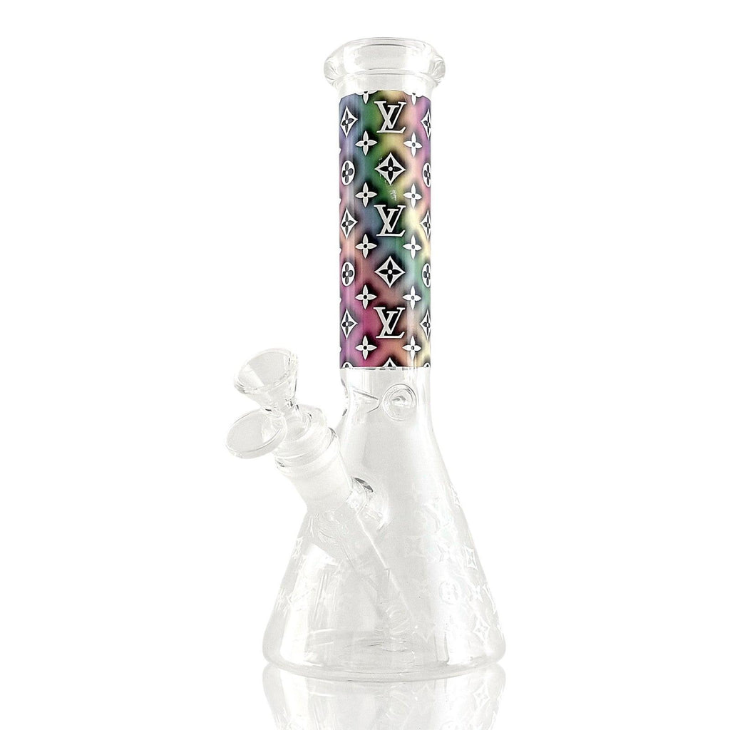 10" LuxePrint Beaker Bong Collection – 4mm Thick Glass