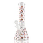 10" Psychedelic Shroomscape Beaker Bong – 4mm Thick Glass