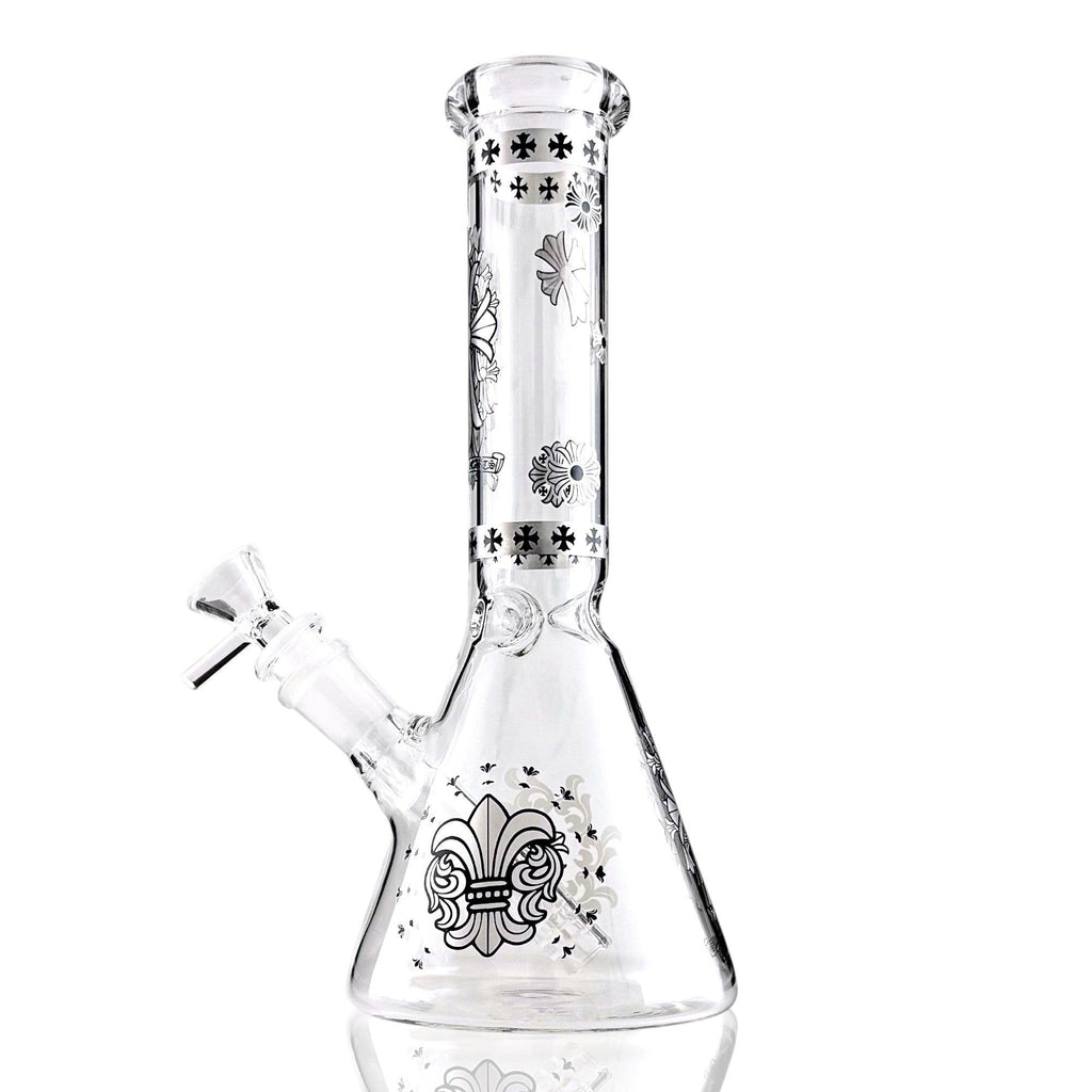10" Gothic Cross Beaker Bong Series – 4mm Thick Glass