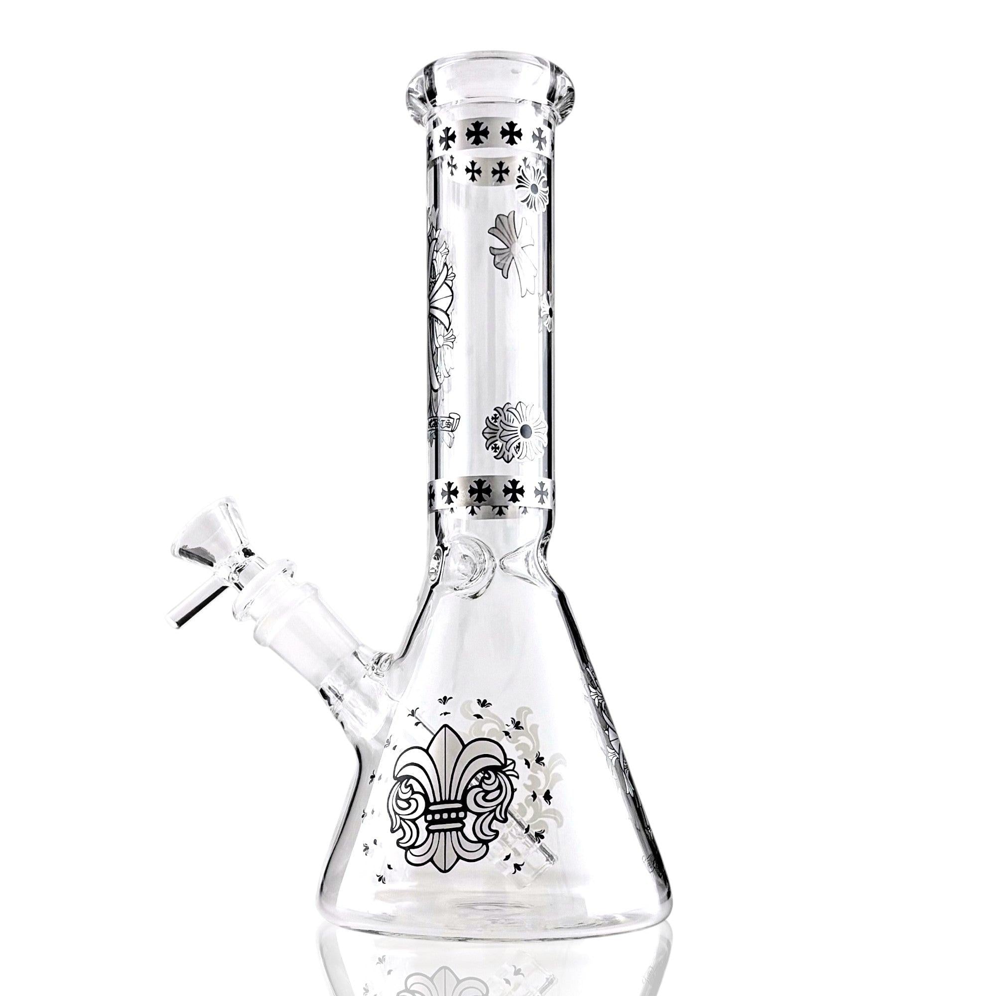 10" Gothic Cross Beaker Bong Series – 4mm Thick Glass