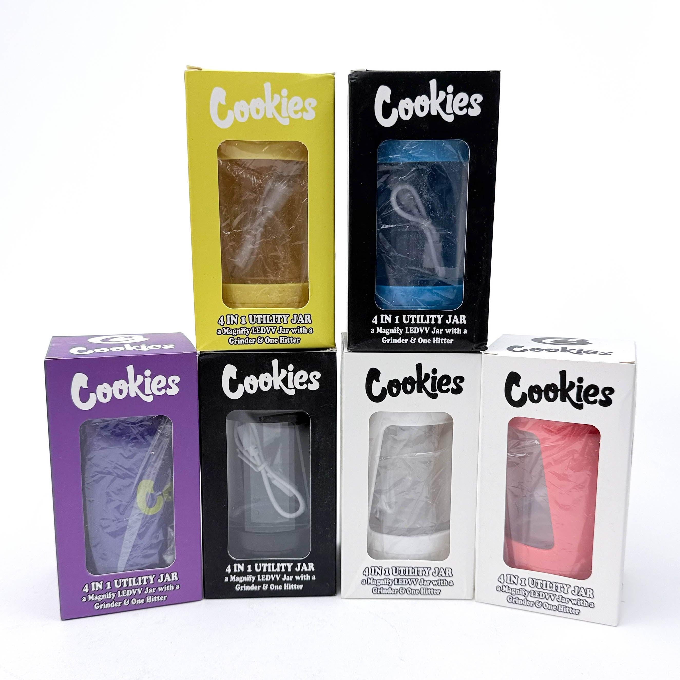 COOKIE | 4 IN 1 UTILITY JAR WITH GRINDER AND ONE HITTER Main image