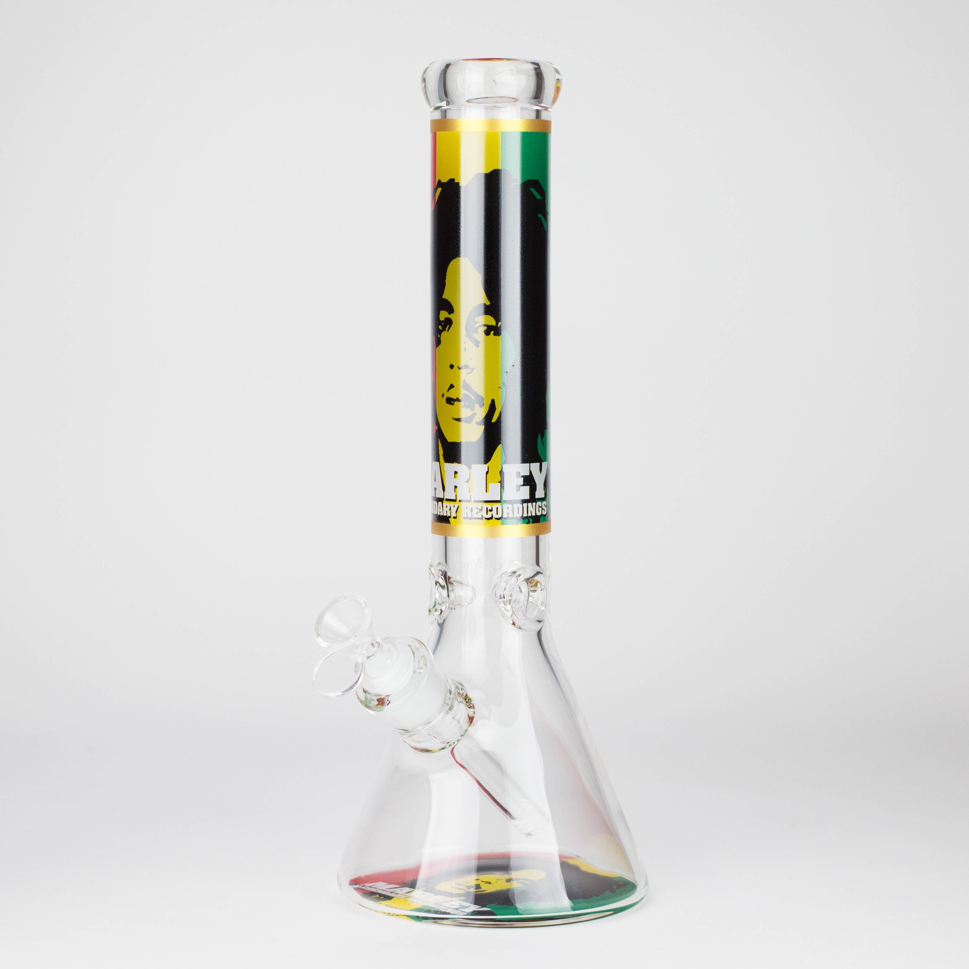 14" BM Design Glass Bong – 7mm Thick Heavy Duty Beaker Water Pipe Secondary image
