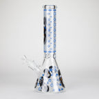 14" 7mm Gorilla Designs Glow In The Dark Beaker Bong – In the Box [FT1892ATS]